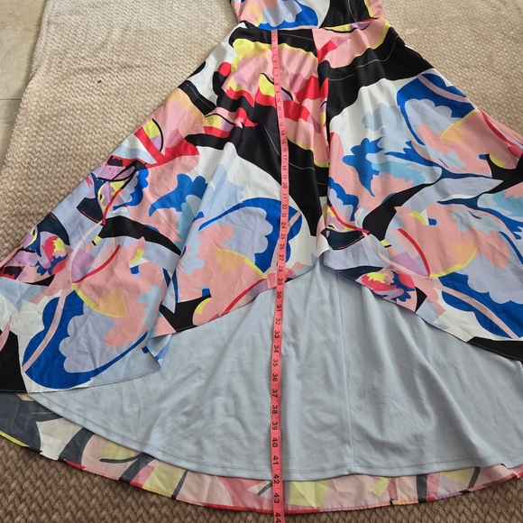 Nicole Miller Vibrant High-Low Dress - Picture 11 of 14